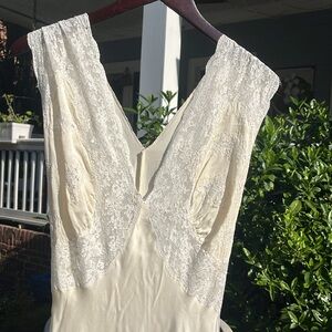 VTG 1950s Italian Silk Nightgown